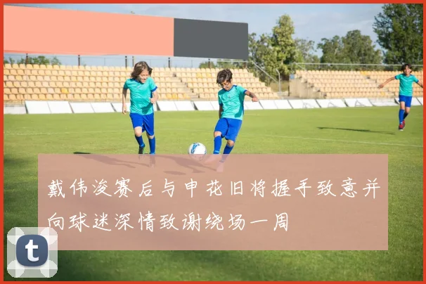 戴伟浚赛后与申花旧将握手致意并向球迷深情致谢绕场一周