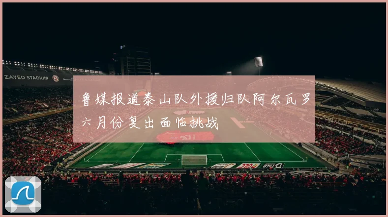 鲁媒报道泰山队外援归队阿尔瓦罗六月份复出面临挑战