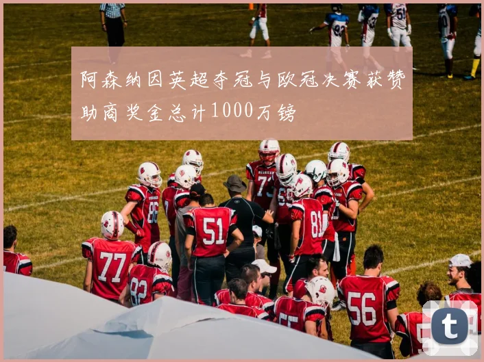 阿森纳因英超夺冠与欧冠决赛获赞助商奖金总计1000万镑